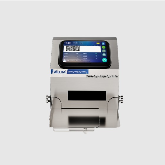Impresora De Inyección De Tinta Estática De Escritorio De Acero Inoxidable Wld-J1 De 12,7 Mm
